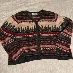 Croft & Barrow XL Vintage Winter Holiday Christmas Sweater